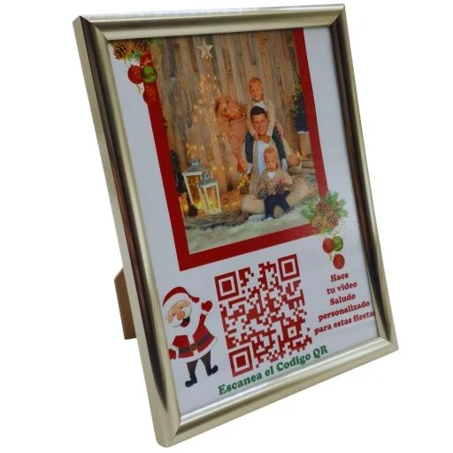 Foto QR Saludo Navideño con Marco 2